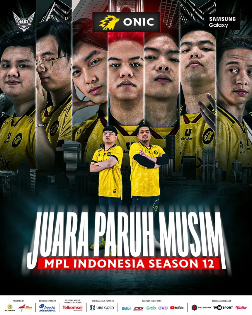 MPL INDONESIA S12: BACK TO BACK JUARA PARUH MUSIM, ONIC ESPORTS!